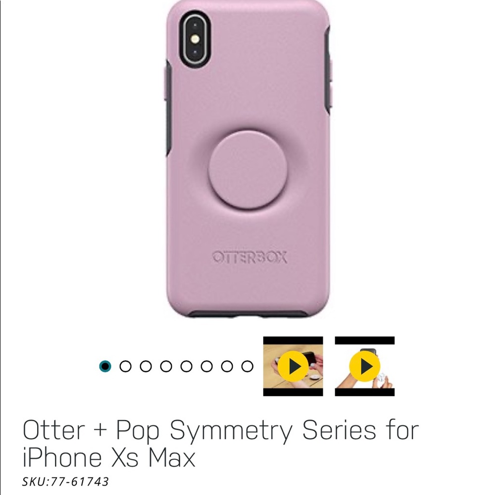 New Otterbox iPhone XS Max Pop Socket case